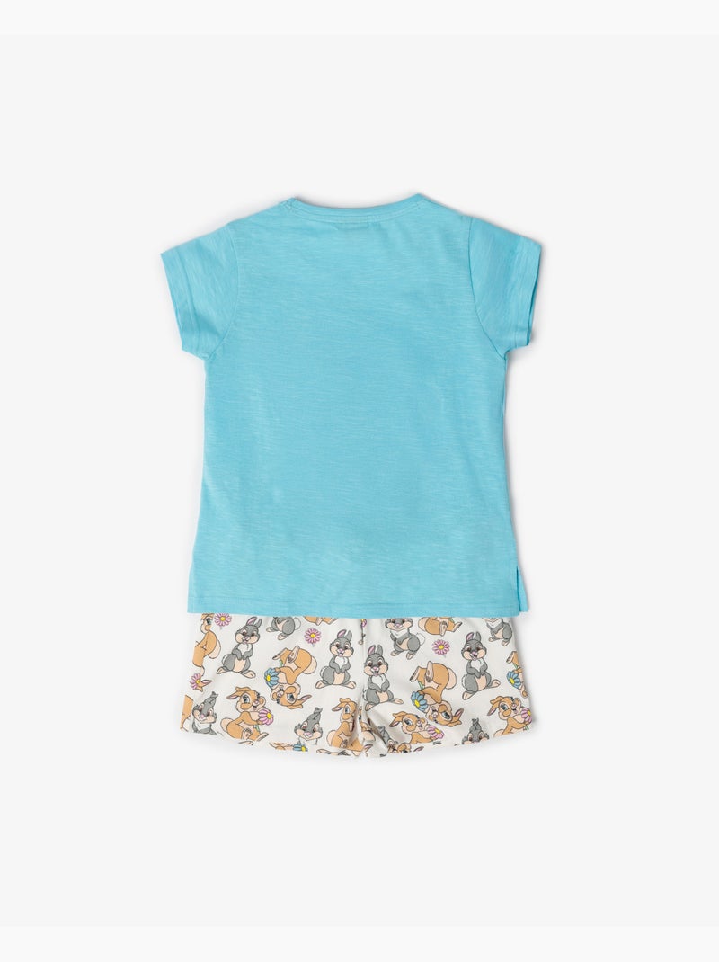DISNEY Pijama Manga Corta No Bunny Like You para Niña Azul - Kiabi