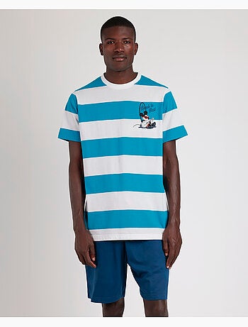 DISNEY Pijama Manga Corta Ride The Wave para Hombre