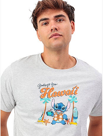 DISNEY Pijama Manga Corta Stitch Beach para Hombre