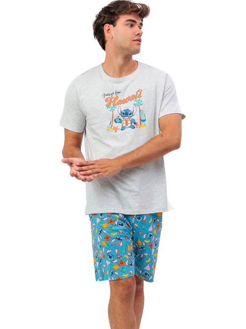 DISNEY Pijama Manga Corta Stitch Beach para Hombre - Kiabi DISNEY Pijama Manga Corta Stitch Beach para Hombre - Kiabi