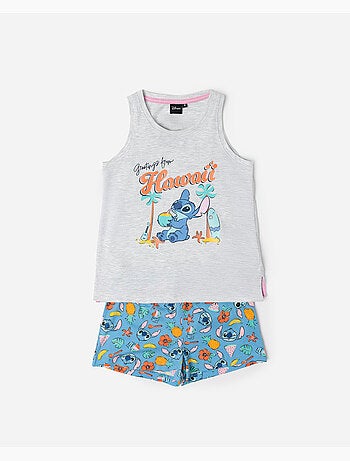 DISNEY Pijama Manga Corta Stitch Beach para Niña