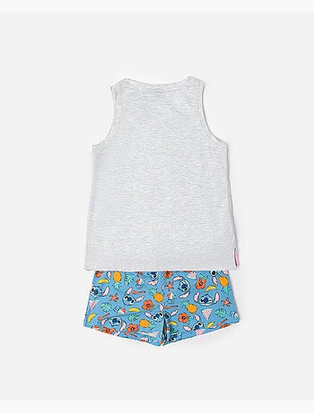 DISNEY Pijama Manga Corta Stitch Beach para Niña