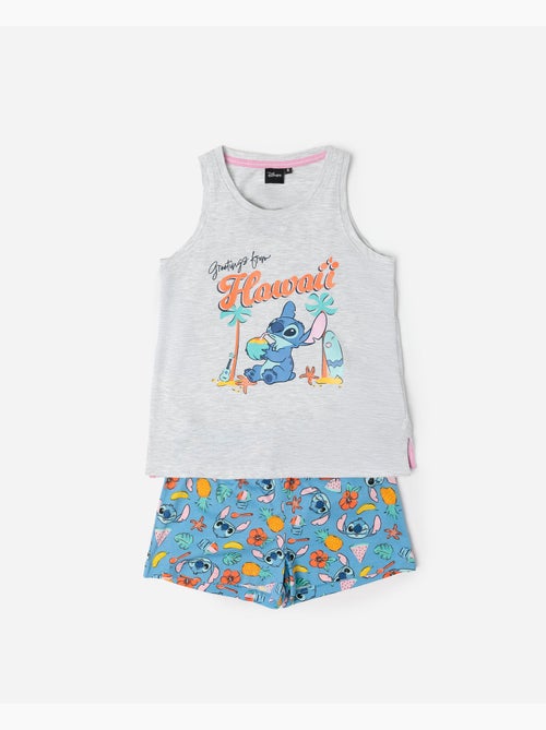 DISNEY Pijama Manga Corta Stitch Beach para Niña - Kiabi DISNEY Pijama Manga Corta Stitch Beach para Niña - Kiabi
