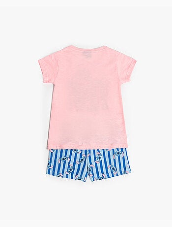 DISNEY Pijama Manga Corta Stitch Waves para Niña