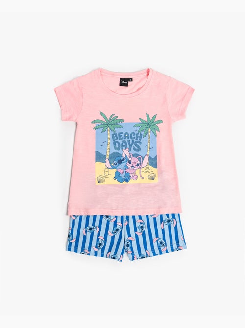 DISNEY Pijama Manga Corta Stitch Waves para Niña - Kiabi DISNEY Pijama Manga Corta Stitch Waves para Niña - Kiabi