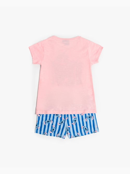 DISNEY Pijama Manga Corta Stitch Waves para Niña - Kiabi DISNEY Pijama Manga Corta Stitch Waves para Niña - Kiabi