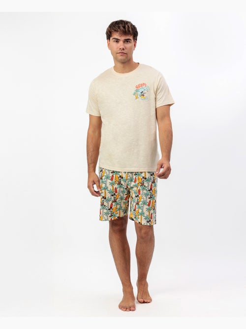 DISNEY Pijama Manga Corta Surf S Up para Hombre - Kiabi