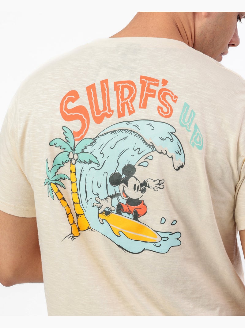 DISNEY Pijama Manga Corta Surf S Up para Hombre Crema - Kiabi