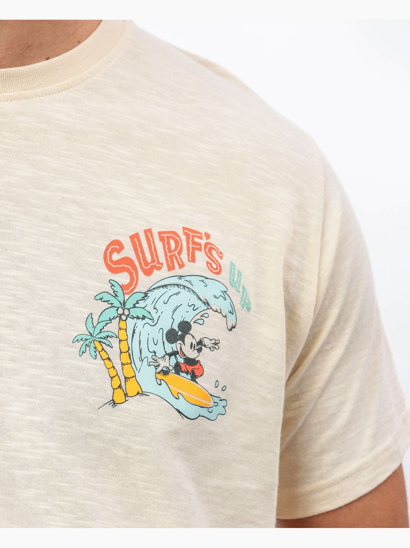 DISNEY Pijama Manga Corta Surf S Up para Hombre Crema - Kiabi