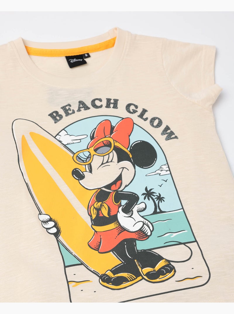 DISNEY Pijama Manga Corta Surf S Up para Niña Crema - Kiabi
