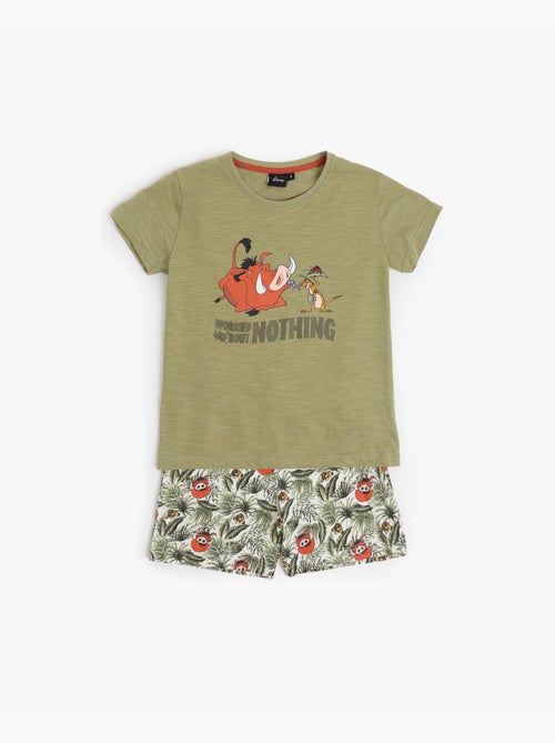 DISNEY Pijama Manga Corta Timon & Pumbaa para Niño - Kiabi DISNEY Pijama Manga Corta Timon & Pumbaa para Niño - Kiabi