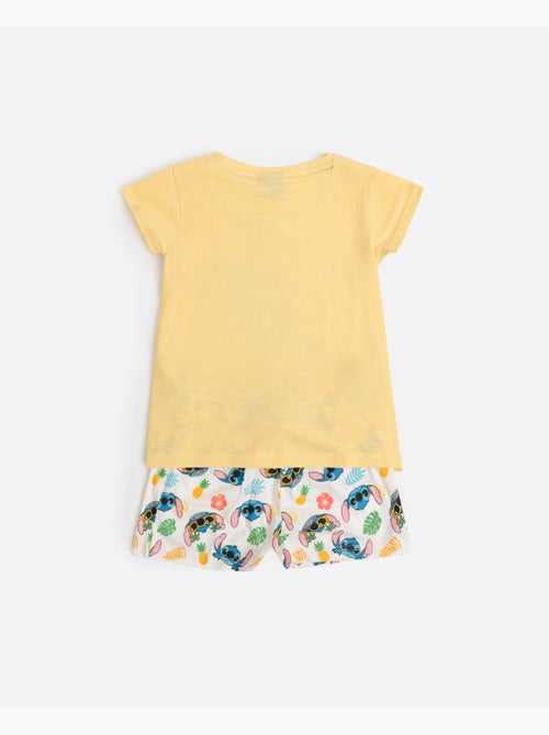 DISNEY Pijama Manga Corta Tropical Stitch para Niña - Kiabi DISNEY Pijama Manga Corta Tropical Stitch para Niña - Kiabi