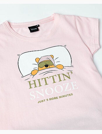 DISNEY Pijama Manga Corta Winnie Sleep para Niña