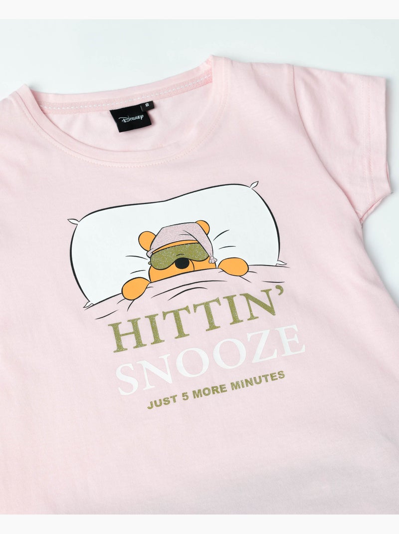 DISNEY Pijama Manga Corta Winnie Sleep para Niña Rosa - Kiabi