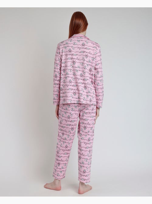 DISNEY Pijama Manga Larga Abierto Marie para Mujer - Kiabi