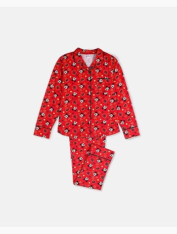 DISNEY Pijama Manga Larga Abierto Mickey Christmas para Niño