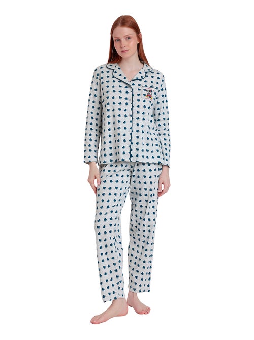 DISNEY Pijama Manga Larga Abierto You Make Me Love para Mujer - Kiabi