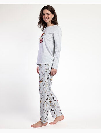 DISNEY Pijama Manga Larga Alice in Wonderland para Mujer
