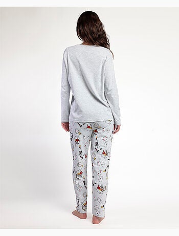 DISNEY Pijama Manga Larga Alice in Wonderland para Mujer