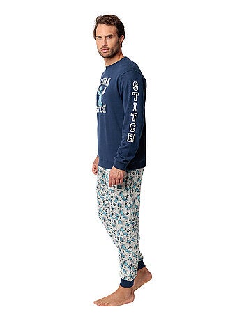 DISNEY Pijama Manga Larga Aloha Stitch para Hombre