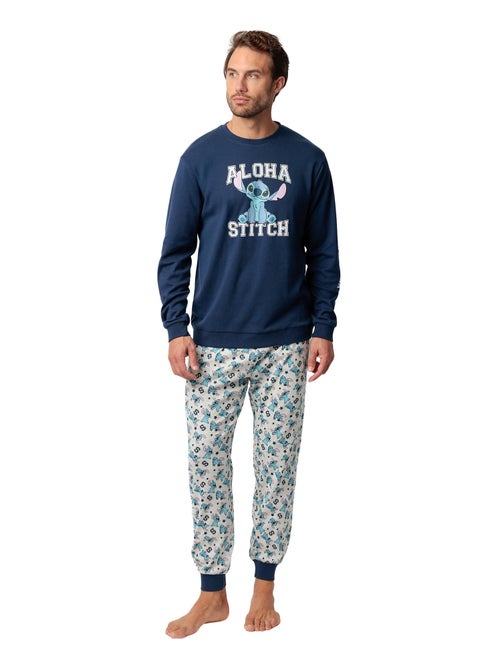 DISNEY Pijama Manga Larga Aloha Stitch para Hombre - Kiabi DISNEY Pijama Manga Larga Aloha Stitch para Hombre - Kiabi