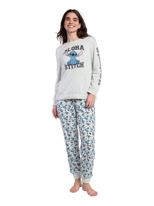 DISNEY Pijama Manga Larga Aloha Stitch para Mujer - Kiabi