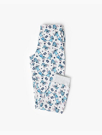 DISNEY Pijama Manga Larga Aloha Stitch para Niña