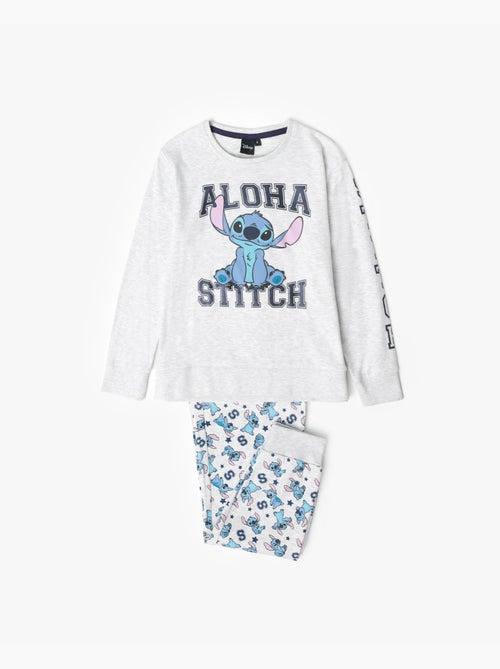 DISNEY Pijama Manga Larga Aloha Stitch para Niña - Kiabi DISNEY Pijama Manga Larga Aloha Stitch para Niña - Kiabi