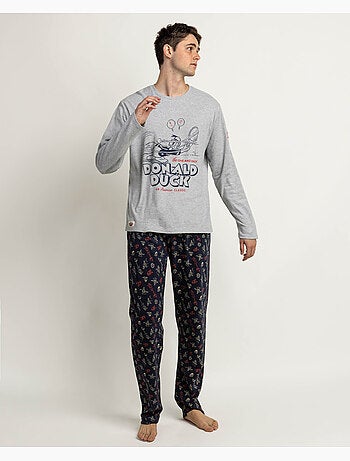 DISNEY Pijama Manga Larga American Classic para Hombre