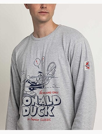DISNEY Pijama Manga Larga American Classic para Hombre