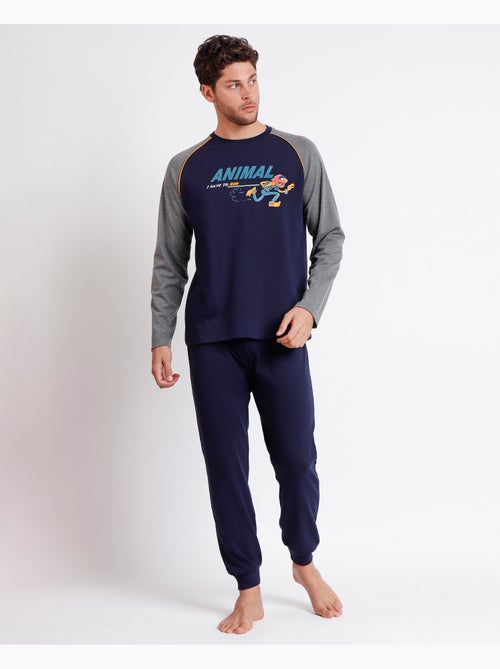 DISNEY Pijama Manga Larga Animal I Have to Run para Hombre - Kiabi