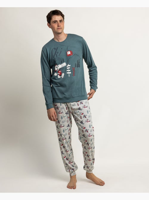 DISNEY Pijama Manga Larga Bon Ski para Hombre - Kiabi DISNEY Pijama Manga Larga Bon Ski para Hombre - Kiabi
