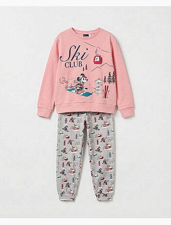 DISNEY Pijama Manga Larga Bon Ski para Niña