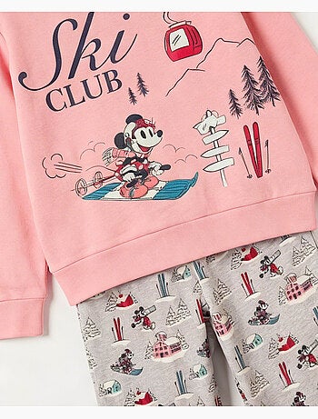 DISNEY Pijama Manga Larga Bon Ski para Niña