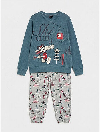 DISNEY Pijama Manga Larga Bon Ski para Niño