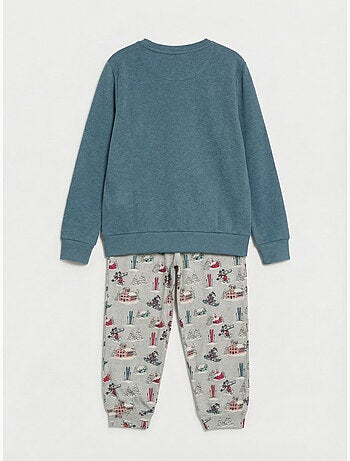 DISNEY Pijama Manga Larga Bon Ski para Niño