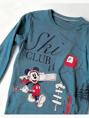 DISNEY Pijama Manga Larga Bon Ski para Niño