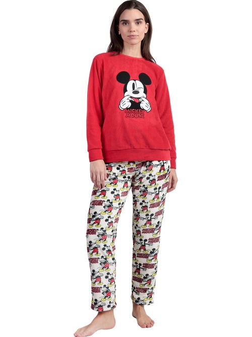 DISNEY Pijama Manga Larga Calentito Best Mickey para Mujer - Kiabi DISNEY Pijama Manga Larga Calentito Best Mickey para Mujer - Kiabi