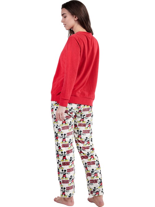 DISNEY Pijama Manga Larga Calentito Best Mickey para Mujer - Kiabi DISNEY Pijama Manga Larga Calentito Best Mickey para Mujer - Kiabi