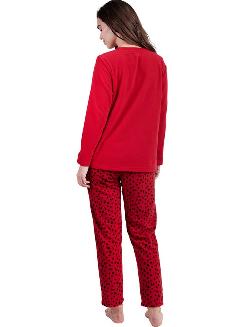 DISNEY Pijama Manga Larga Calentito Dalmatians Varsity para Mujer - Kiabi