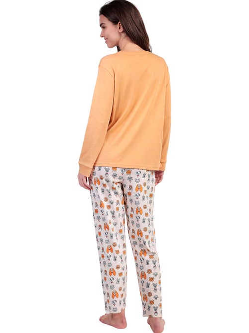 DISNEY Pijama Manga Larga Calentito Love Dinner para Mujer - Kiabi DISNEY Pijama Manga Larga Calentito Love Dinner para Mujer - Kiabi