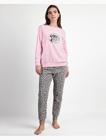 DISNEY Pijama Manga Larga Calentito Minnie Skin para Mujer
