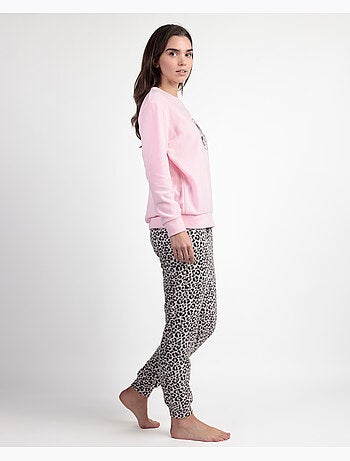 DISNEY Pijama Manga Larga Calentito Minnie Skin para Mujer
