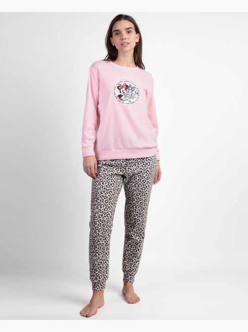 DISNEY Pijama Manga Larga Calentito Minnie Skin para Mujer - Kiabi DISNEY Pijama Manga Larga Calentito Minnie Skin para Mujer - Kiabi