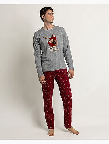 DISNEY Pijama Manga Larga Captain Hook para Hombre