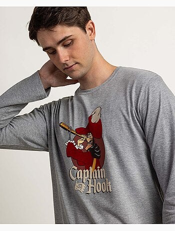 DISNEY Pijama Manga Larga Captain Hook para Hombre