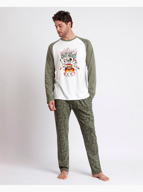 DISNEY Pijama Manga Larga Chef Mickey para Hombre - Kiabi DISNEY Pijama Manga Larga Chef Mickey para Hombre - Kiabi