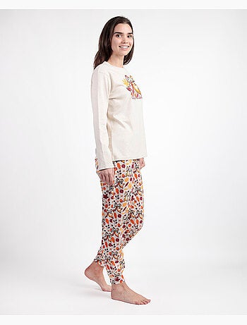DISNEY Pijama Manga Larga Chip N´Dale para Mujer