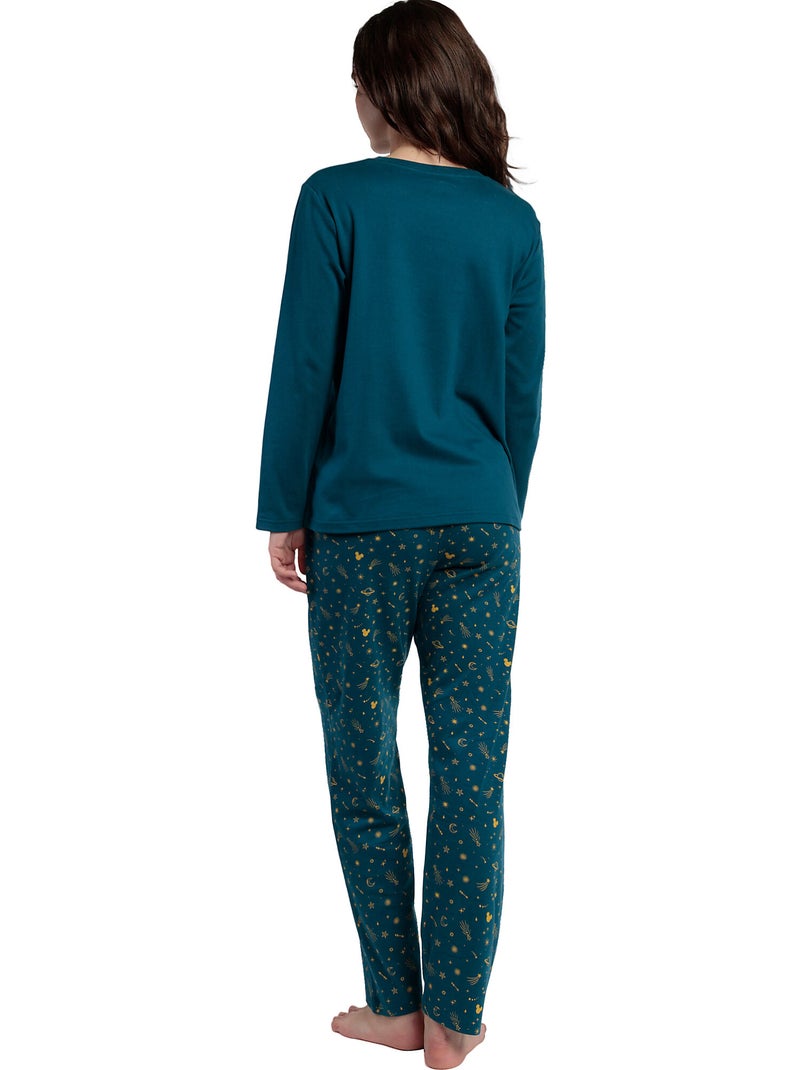 DISNEY Pijama Manga Larga Cosmic Wheel para Mujer Azul - Kiabi