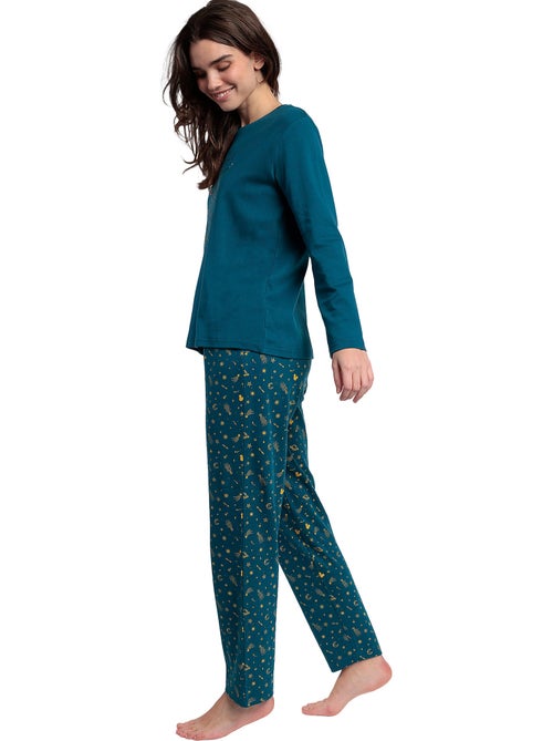 DISNEY Pijama Manga Larga Cosmic Wheel para Mujer - Kiabi DISNEY Pijama Manga Larga Cosmic Wheel para Mujer - Kiabi